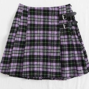 Shein Plaid Mini Skirt